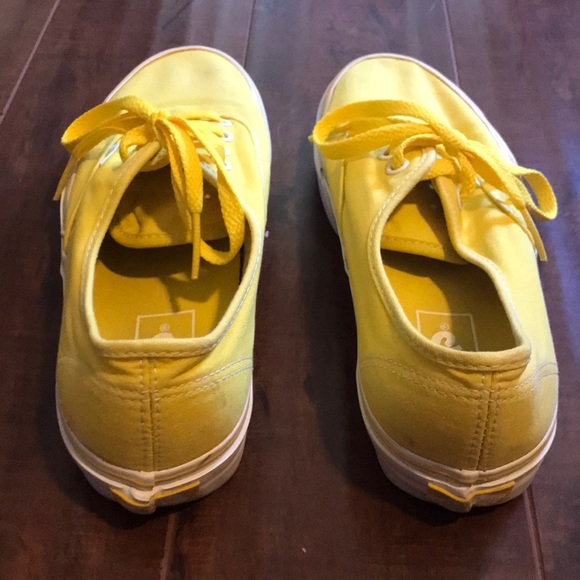 canary yellow vans